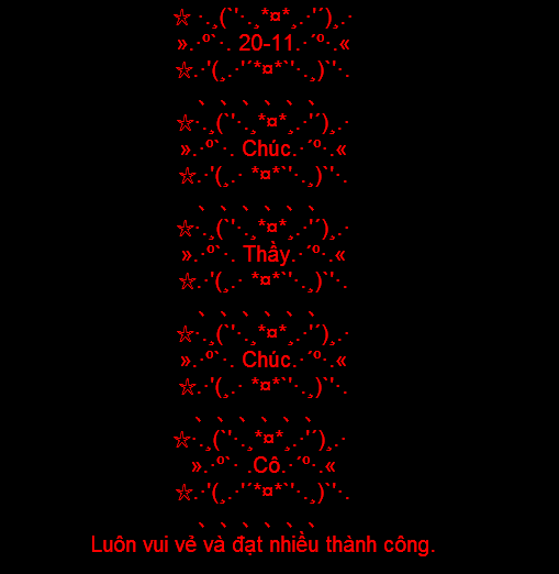 Tin nhắn sms chúc mừng ngày nhà giáo Việt Nam 20/11