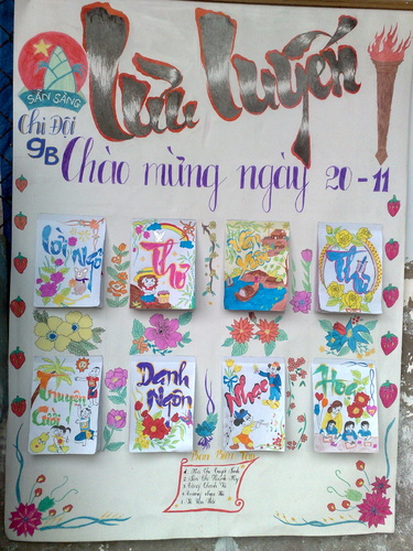 Ngày 20/11: Những mẫu báo tường độc đáo