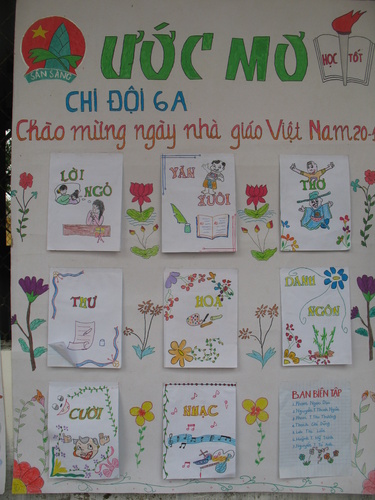 Mẫu báo tường cực đẹp cho ngày nhà giáo Việt Nam 20/11
