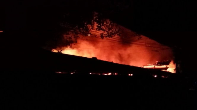 Chùm ảnh vụ cháy chợ ở huyện Xín Mần, Hà Giang