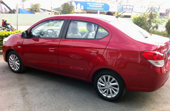 Mitsubishi Attrage lộ ảnh trước ngày ra mắt Việt Nam