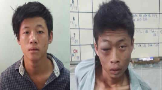 Ngã xe trên đường tháo chạy, hai tên cướp bị tóm gọn