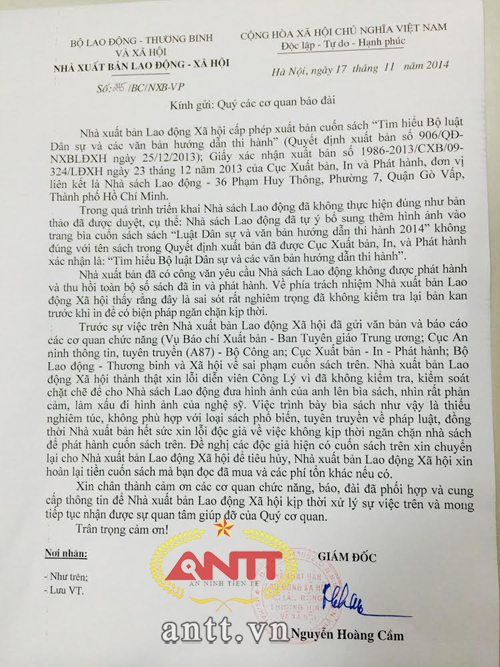 Xuất hiện bìa sách nguyên mẫu không có diễn viên Công Lý