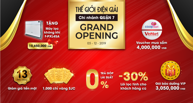 Thế Giới Điện Giải bùng nổ khuyến mãi nhân dịp khai trương showroom Quận 7 - Ảnh 1