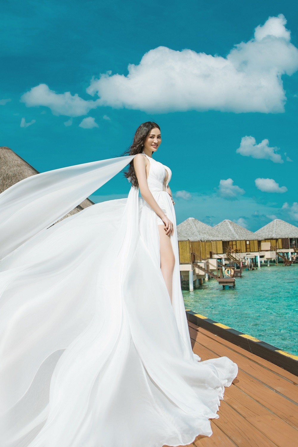 CEO Trần Huyền Nhung chịu chi 3000 usd một đêm tại Resort Maldives - Ảnh 3