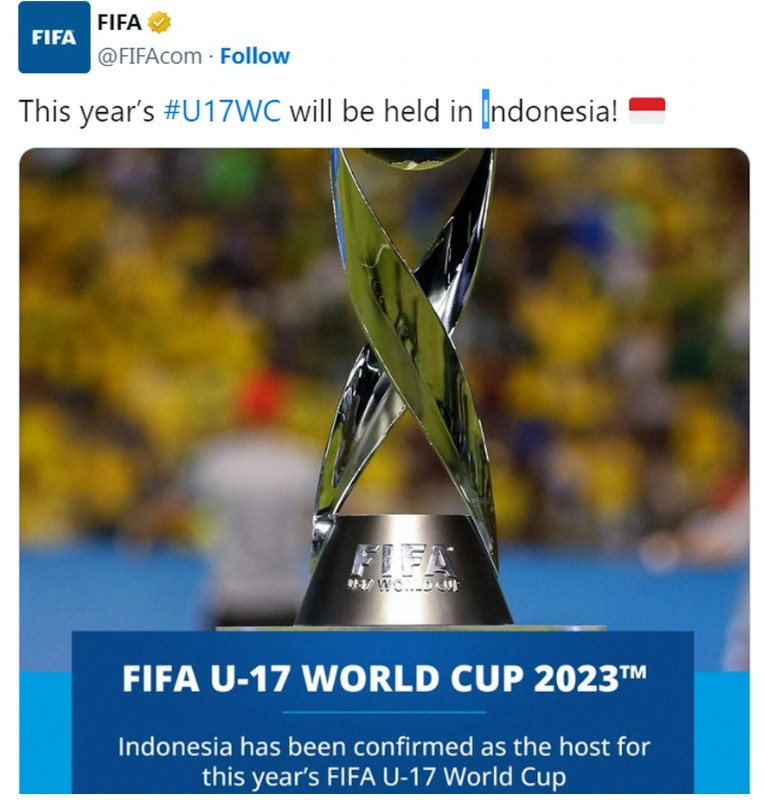 fifa trao quyen dang cai u17 cho indo1 fifa trao quyen dang cai u17 cho indo1