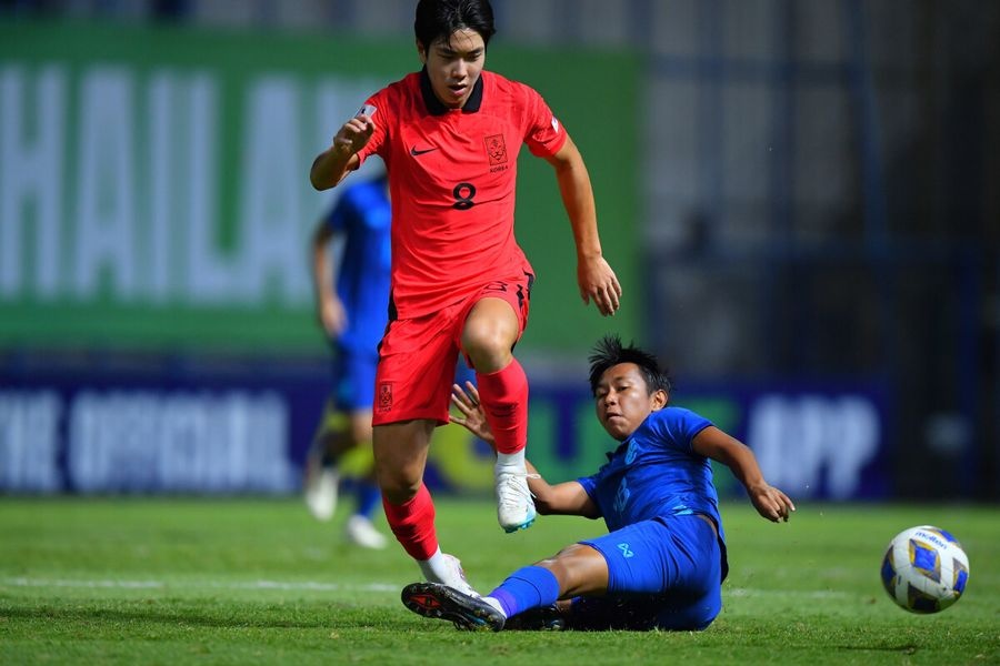 u17 thai lan thua han quoc 1 u17 thai lan thua han quoc 1