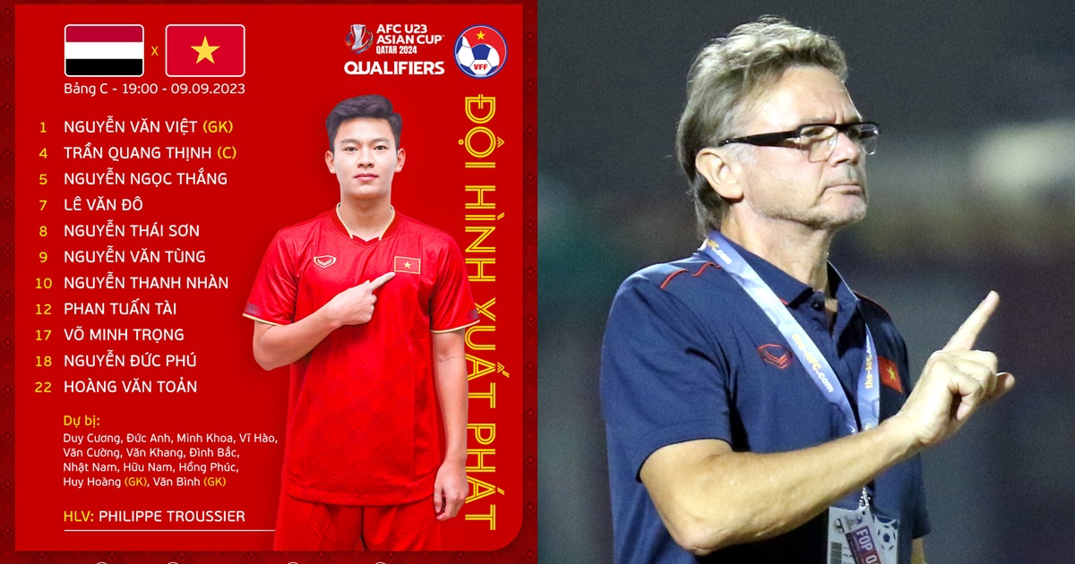 doi hinh u23 viet nam vs u23 yemen van toan duoc ra san ngay tu dau 5 doi hinh u23 viet nam vs u23 yemen van toan duoc ra san ngay tu dau 5