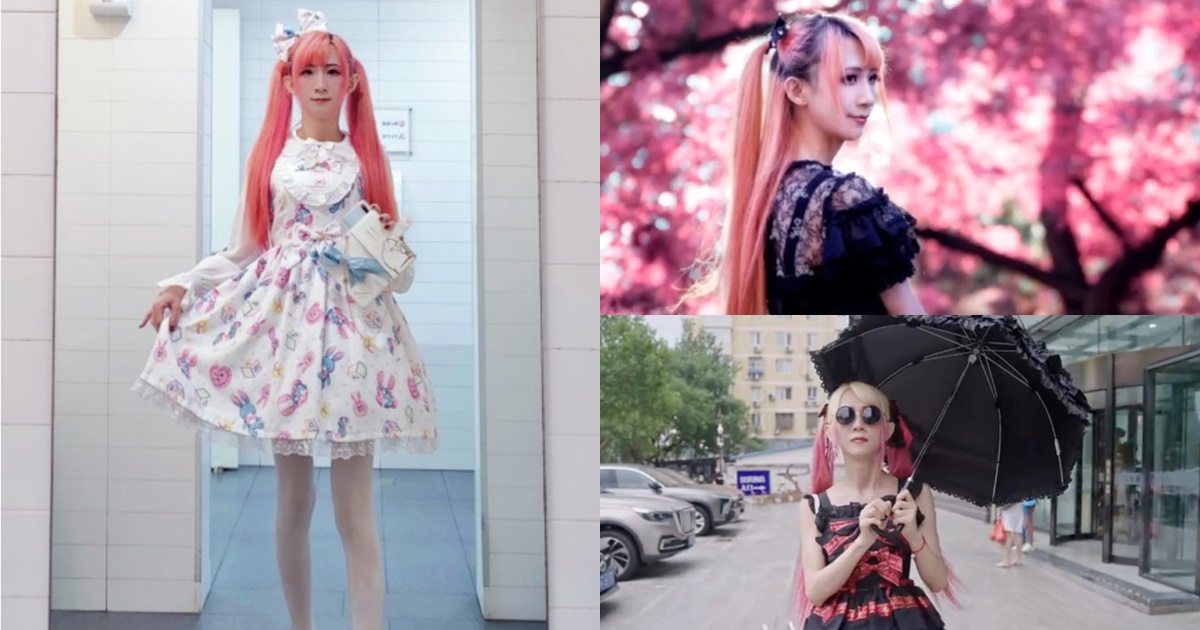 trung quoc nguoi dan ong trang diem mac vay kieu cong chua di lam moi ngay 5