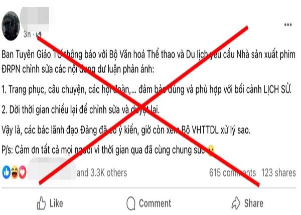 ban tuyen giao trung uong bac bo tin yeu cau chinh sua phim dat rung phuong nam 1