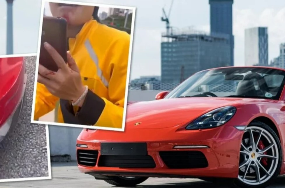 shipper tai mat khi dam trung xe sang porsche cach hanh xu cua nu chu xe khien nhieu nguoi ngo ngang shipper tai mat khi dam trung xe sang porsche cach hanh xu cua nu chu xe khien nhieu nguoi ngo ngang
