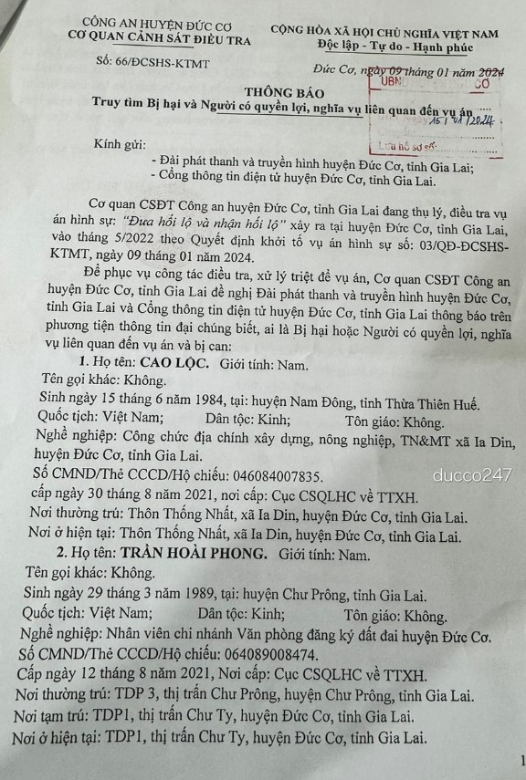 gia lai dieu tra hai can bo ve toi dua nhan loi lo de giai quyet thu tuc dat dai gia lai dieu tra hai can bo ve toi dua nhan loi lo de giai quyet thu tuc dat dai