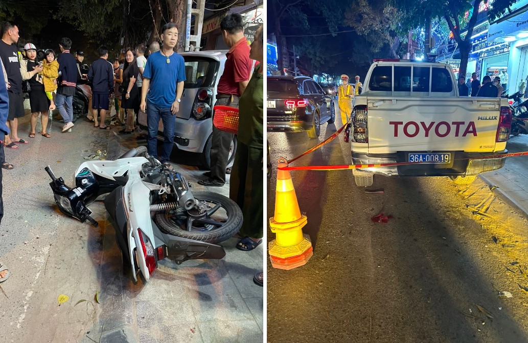 tin tuc tai nan giao thong moi nhat ngay 22 2 2024 thong chot nong do con bat thanh ba thanh nien dam vao xe csgt