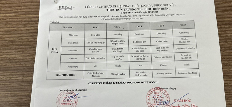vu 9 hoc sinh non oi sau buoi hoc o thanh hoa chi tiet thuc don bua an ban tru dspl 2 vu 9 hoc sinh non oi sau buoi hoc o thanh hoa chi tiet thuc don bua an ban tru dspl 2