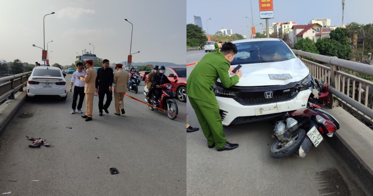 thanh hoa va cham voi o to 2 co gai di xe may vang khoi cau vuot tu vong thanh hoa va cham voi o to 2 co gai di xe may vang khoi cau vuot tu vong