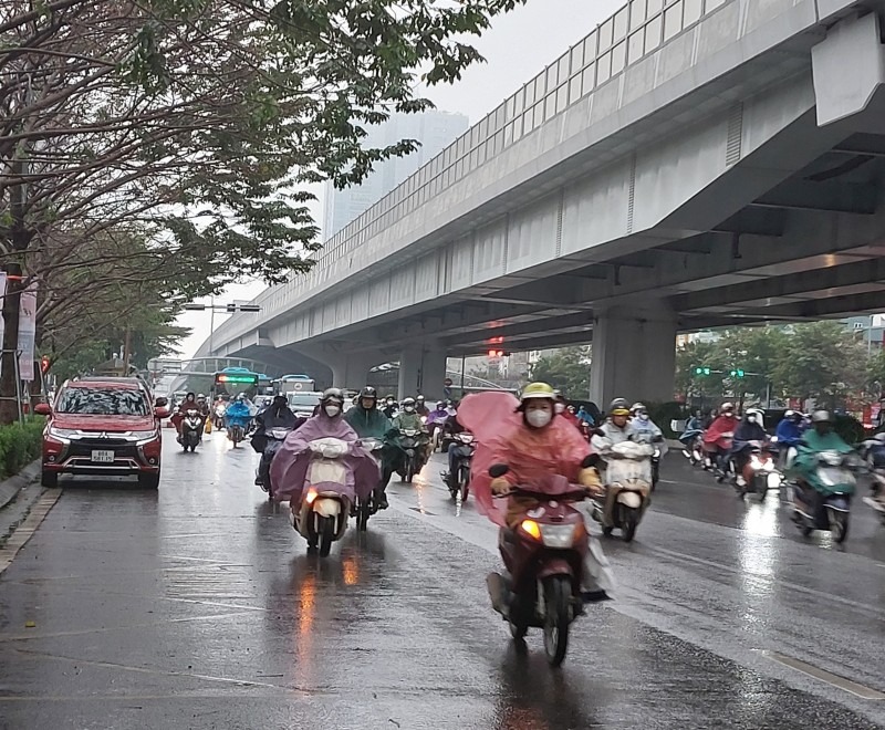 mien bac mua nho rai rac giam nhiet trong ngay lam viec dau tien sau tet
