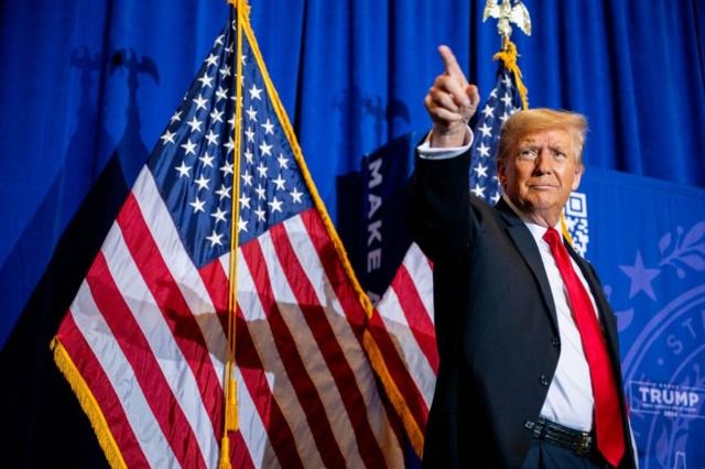 thang dong loat vong so bo o ba bang ong trump rong duong tai tranh cu