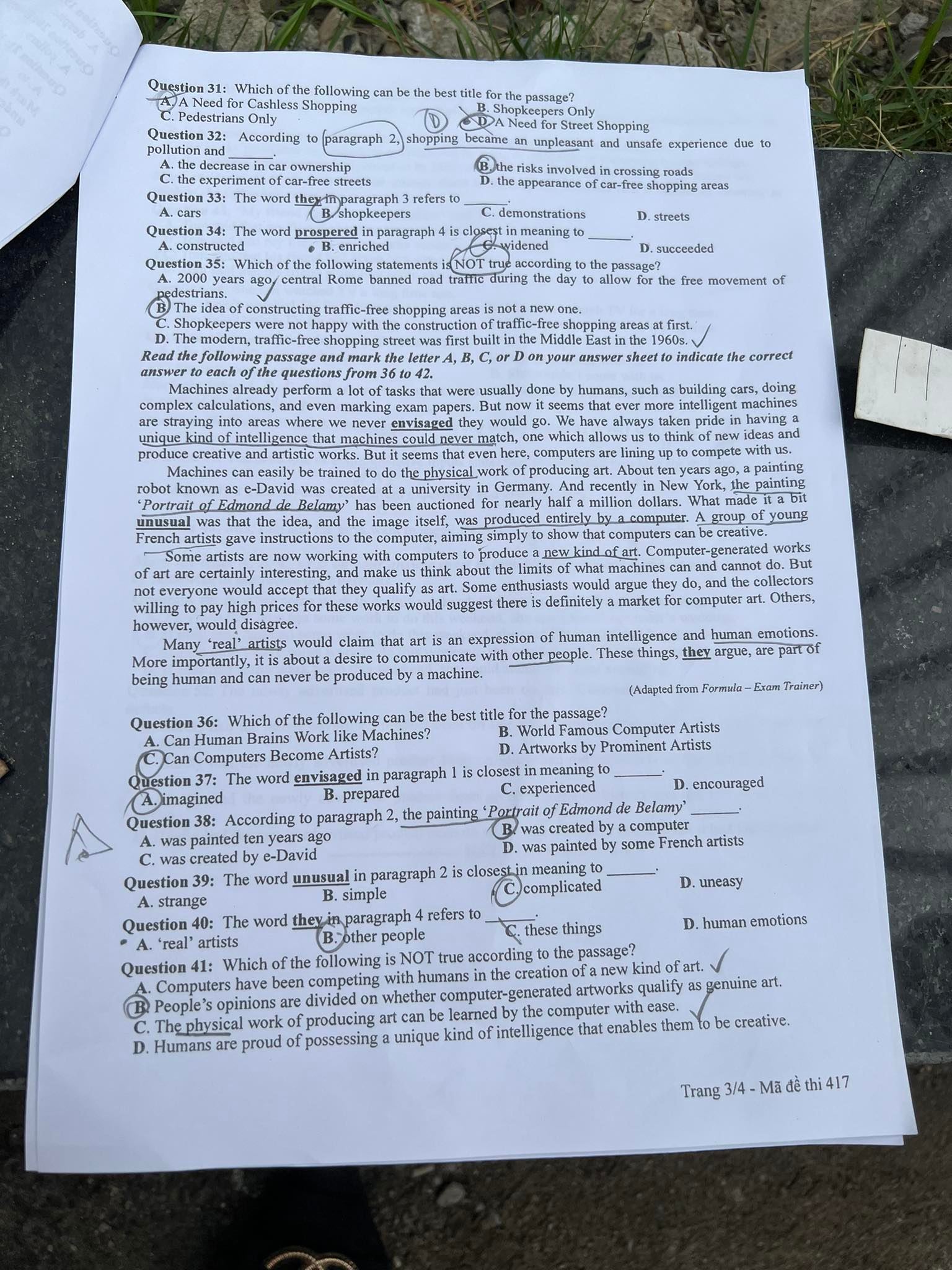 dap an de thi mon tieng anh ma de 417 tot nghiep thpt 2022 chuan nhat chinh xac nhat3 dap an de thi mon tieng anh ma de 417 tot nghiep thpt 2022 chuan nhat chinh xac nhat3