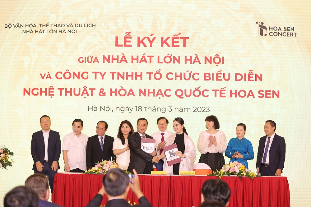 lanh dao nha hat lon ha noi va hoa sen concert ky ket cac su kien van hoa va am nhac 2023 2