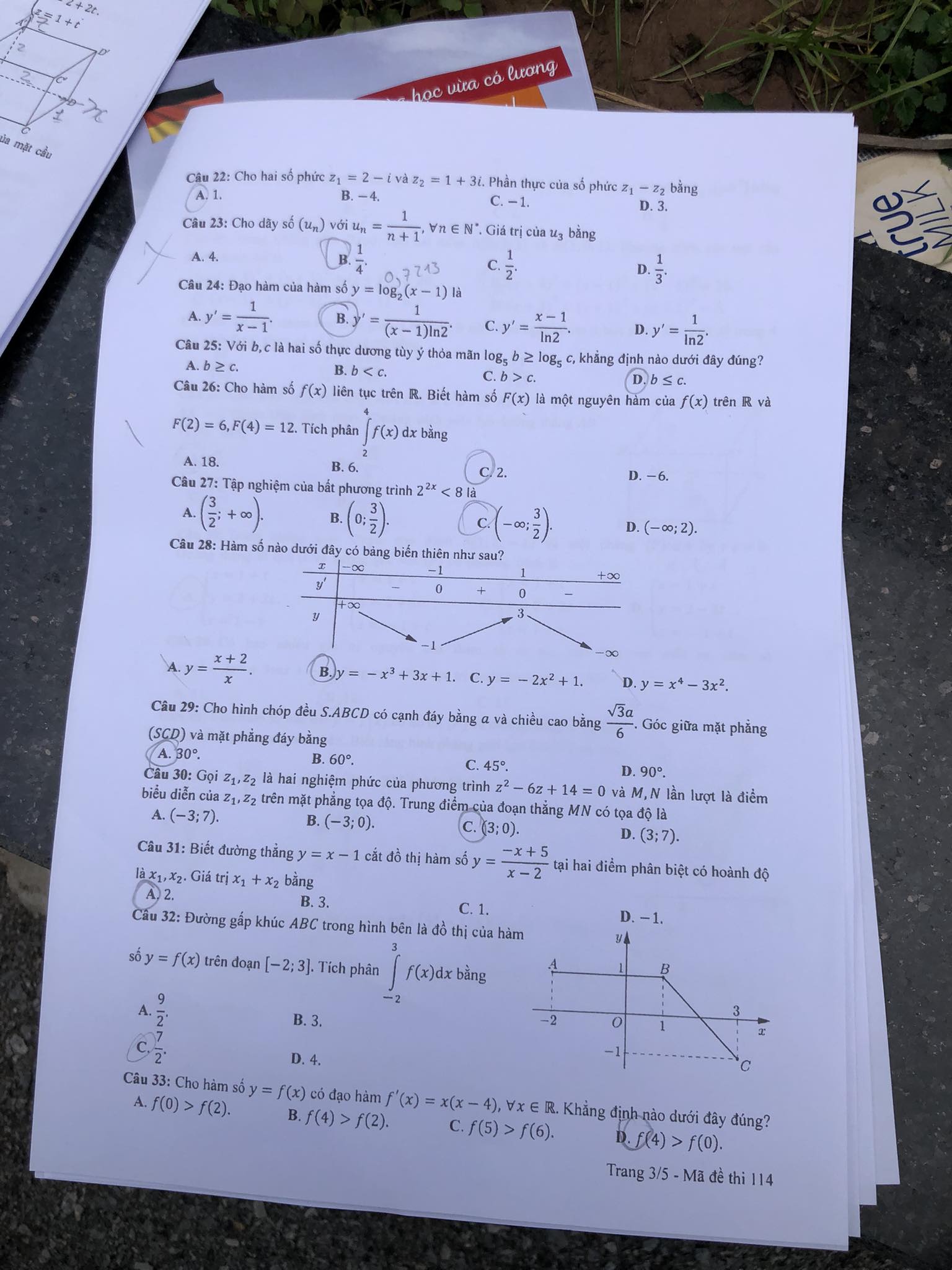 dap an de thi mon toan ma de 114 tot nghiep thpt 2023 moi nhat chinh xac nhat3 dap an de thi mon toan ma de 114 tot nghiep thpt 2023 moi nhat chinh xac nhat3