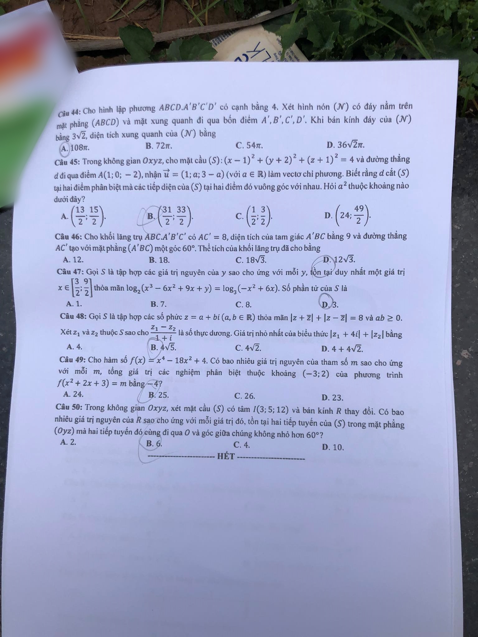 dap an de thi mon toan ma de 114 tot nghiep thpt 2023 moi nhat chinh xac nhat5 dap an de thi mon toan ma de 114 tot nghiep thpt 2023 moi nhat chinh xac nhat5
