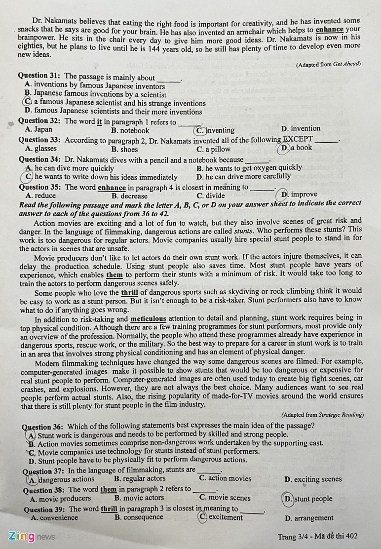 dap an goi y de thi mon tieng anh ma de 402 tot nghiep thpt 2023 moi nhat chinh xac nhat dspl 3 dap an goi y de thi mon tieng anh ma de 402 tot nghiep thpt 2023 moi nhat chinh xac nhat dspl 3