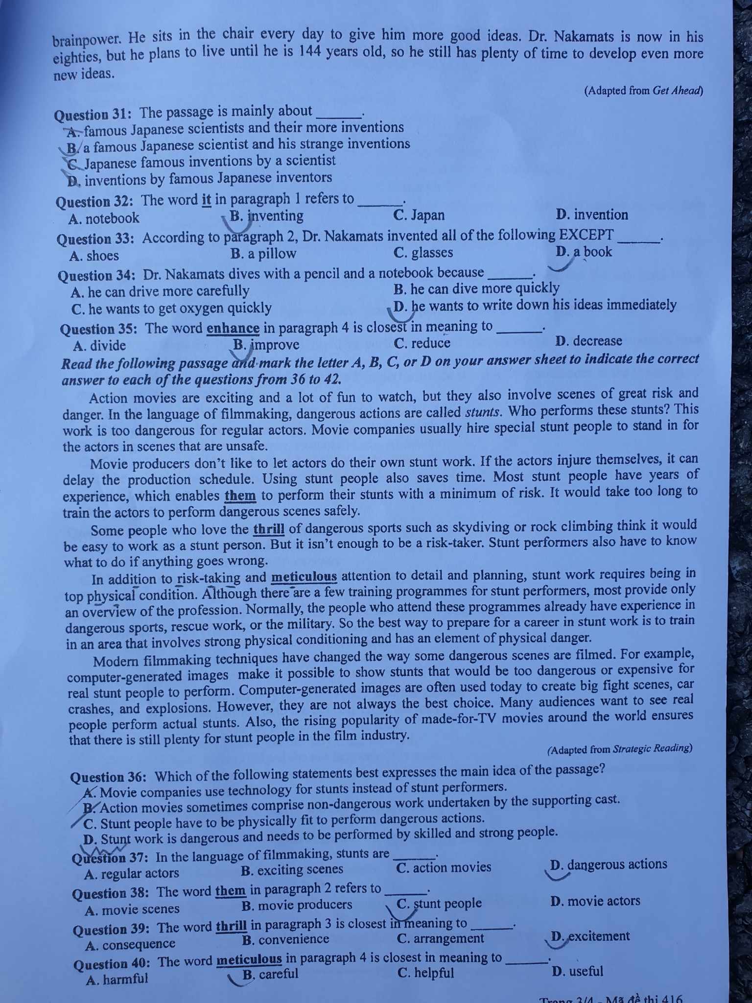 dap an goi y de thi mon tieng anh ma de 416 tot nghiep thpt 2023 moi nhat chinh xac nhat3 dap an goi y de thi mon tieng anh ma de 416 tot nghiep thpt 2023 moi nhat chinh xac nhat3