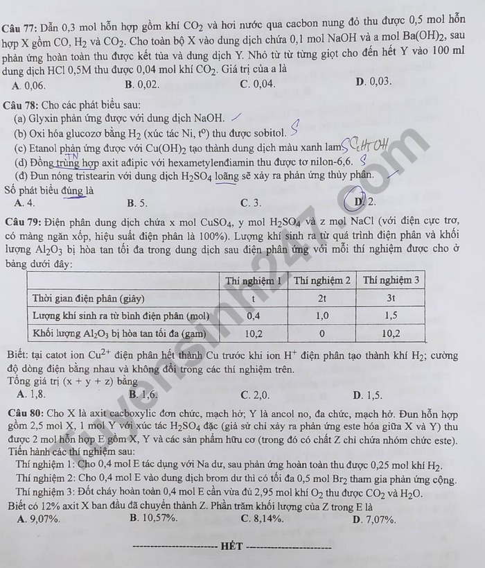 dap an de thi mon hoa hoc ma de 205 tot nghiep thpt 2023 moi nhat chinh xac nhat4 dap an de thi mon hoa hoc ma de 205 tot nghiep thpt 2023 moi nhat chinh xac nhat4
