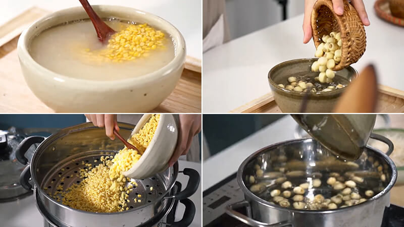 cach lam xoi com hat sen deo bui thom nuc mui2 cach lam xoi com hat sen deo bui thom nuc mui2