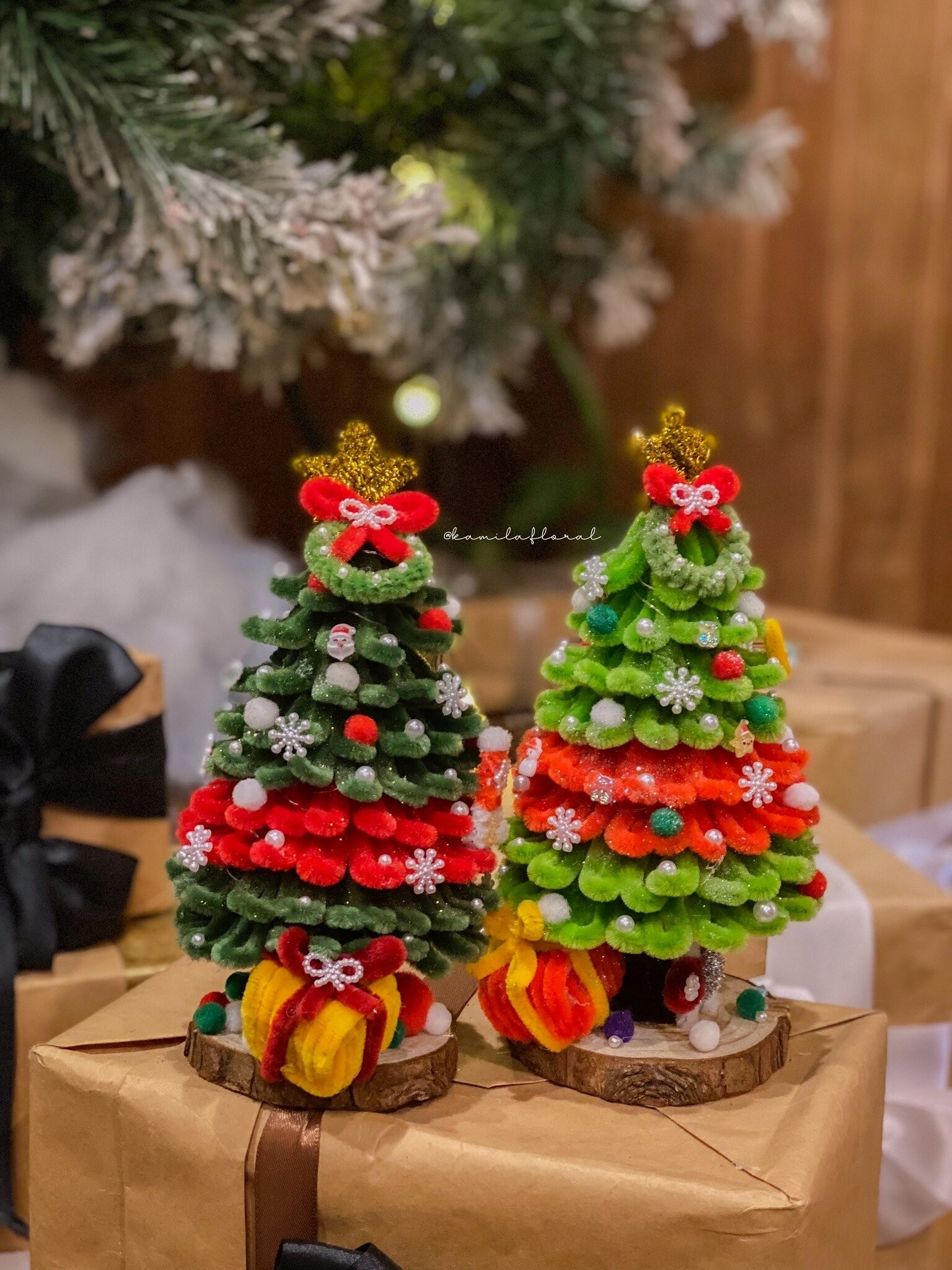 trao luu lam cay thong noel bang kem nhung dang lam mua lam gio trong mua giang sinh nam nay6