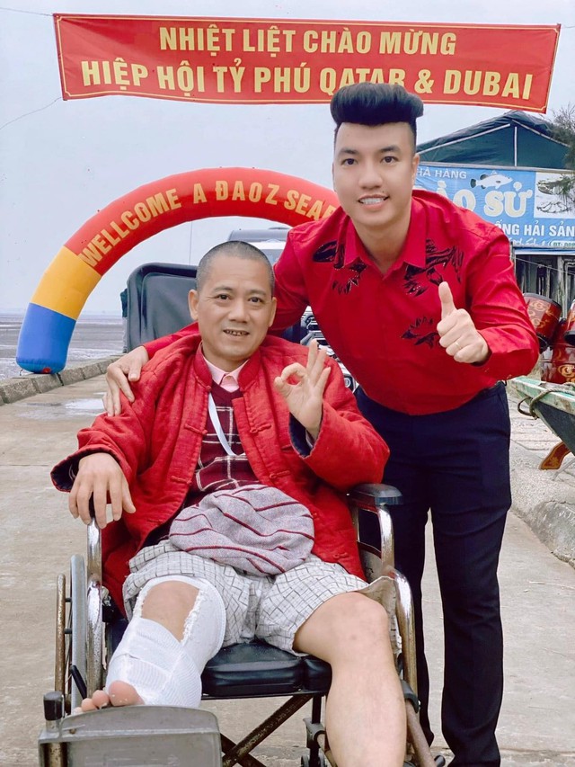 dien vien tran binh trong nga gay chan phai ve que duong benh 1