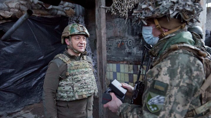 tong thong zelensky de nghi dua cuu tong thong my donald trump den tham mat tran chinh cua cuoc xung dot nga ukraine1