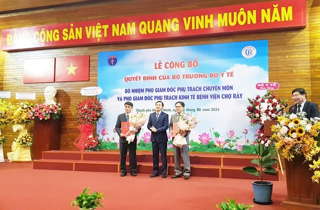 benh vien cho ray cung luc co them 2 pho giam doc moi1 benh vien cho ray cung luc co them 2 pho giam doc moi1
