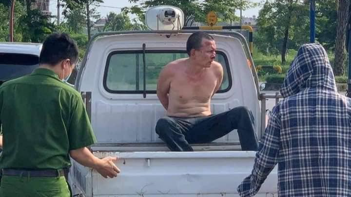 vu ke tron truy na nguy hiem dam tai xe taxi o ha noi cong an huyen thanh oai thong tin chinh thuc dspl 1