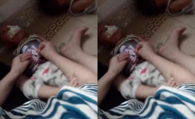 vu clip be trai bi giu chat tay nhet gie vao mieng o thai binh bo gd dt yeu cau xac minh dspl 1