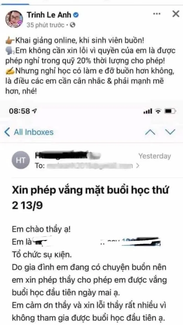 vu giang vien mia mai sinh vien vi xin nghi hoc dh khoa hoc xa hoi nhan van noi gi dspl 2