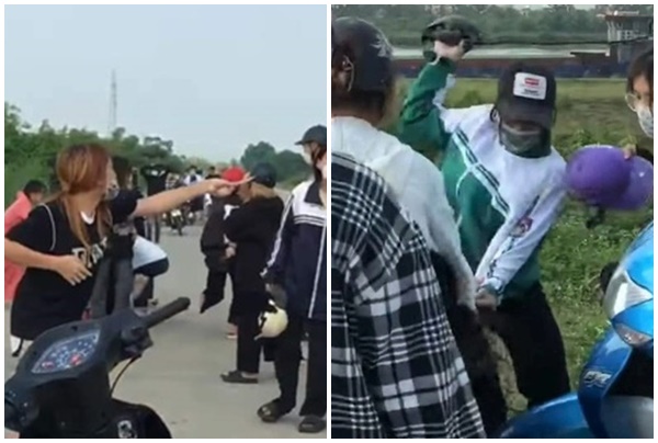 vu hai nhom nu sinh mang tuyp sat de hon chien cong an thong tin chinh thuc dspl 88