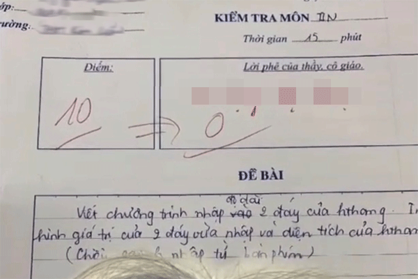 bai kiem tra tu 10 diem bi giao vien tru con 0 diem nguyen nhan do mac phai dieu cam ky dspl 1 bai kiem tra tu 10 diem bi giao vien tru con 0 diem nguyen nhan do mac phai dieu cam ky dspl 1