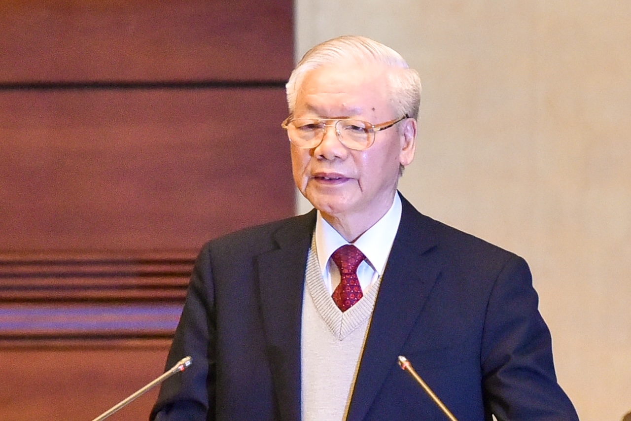 toan van phat bieu cua tong bi thu nguyen phu trong tai hoi nghi doi ngoai toan quoc dspl 1