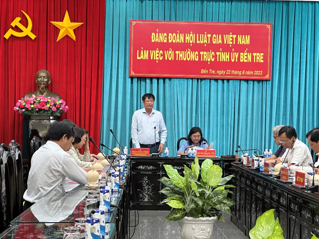 dang doan hoi luat gia viet nam lam viec voi thuong truc tinh uy ben tre dspl 3 dang doan hoi luat gia viet nam lam viec voi thuong truc tinh uy ben tre dspl 3