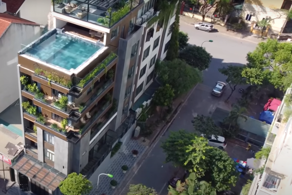 can canh biet thu 1 100m2 cua dai gia tre tuoi o ha noi be boi vo cuc view toan thanh pho de chieu long cau ca dspl 1