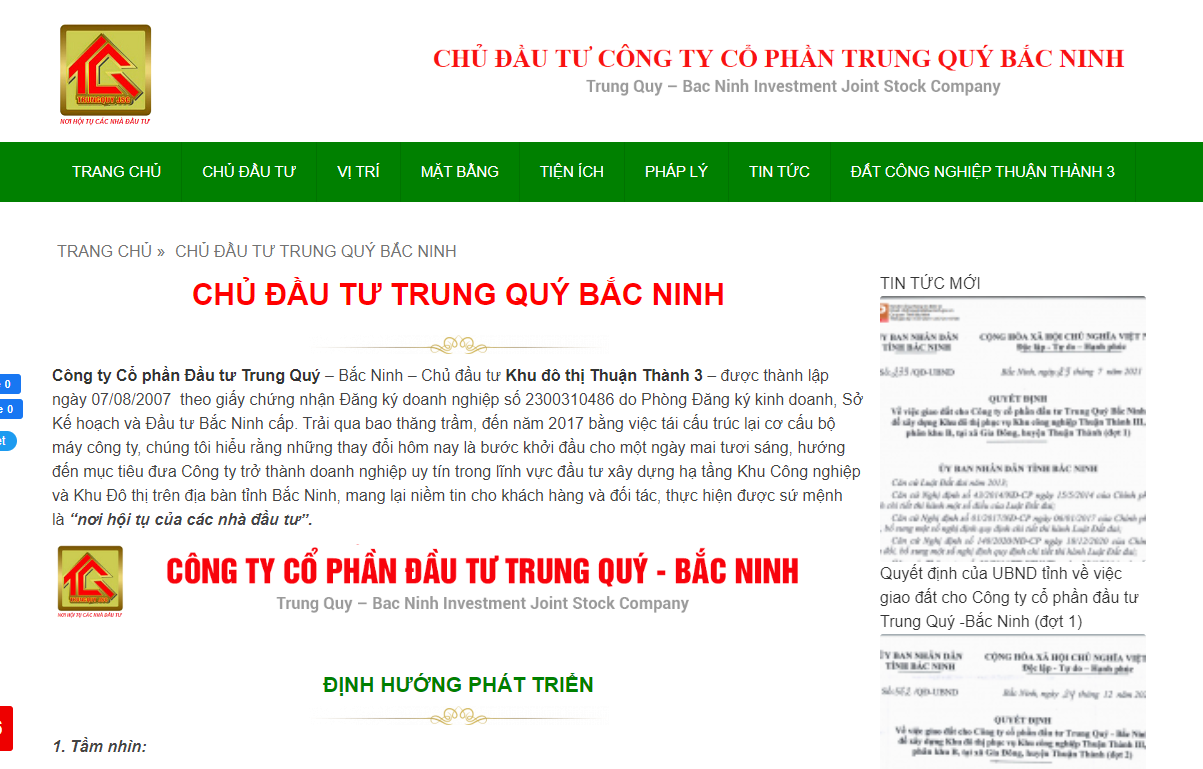 cong ty trung quy cong ty trung quy