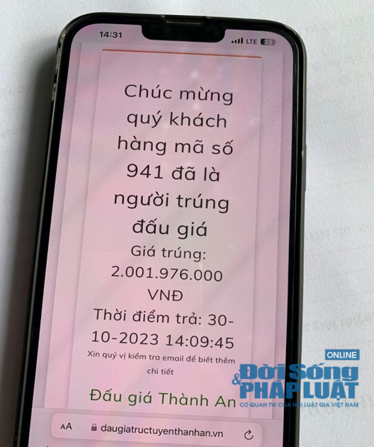 Kinh doanh - Công ty Đấu giá Thành An: Khách hàng không thể trả giá trong cuộc đấu tài sản của công ty CP Vận tải sông biển Cần Thơ (Hình 3).