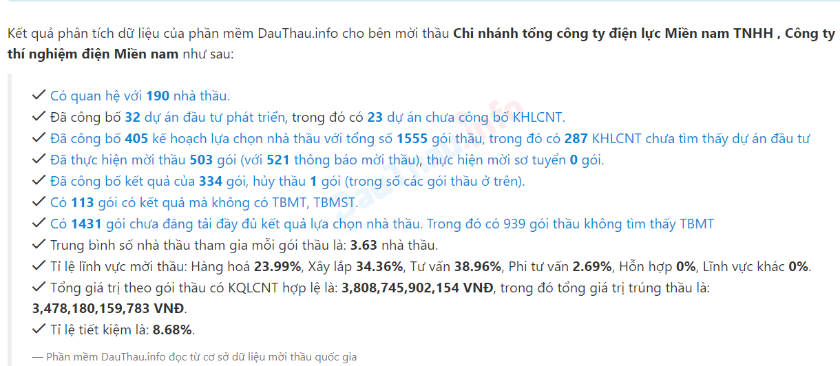 Kinh doanh - Trách nhiệm của công ty Thí nghiệm điện Miền Nam trong gói thầu có dấu hiệu đội giá hàng tỷ đồng? (Hình 2).