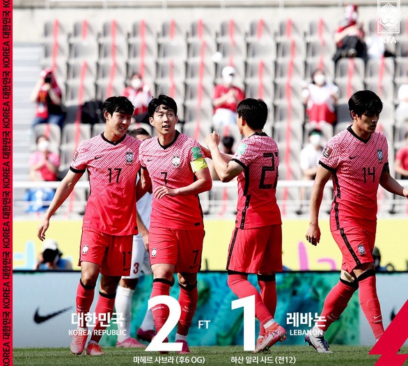 han quoc thang lebanon cua di tiep o vong loai world cup cua viet nam rong mo han quoc thang lebanon cua di tiep o vong loai world cup cua viet nam rong mo