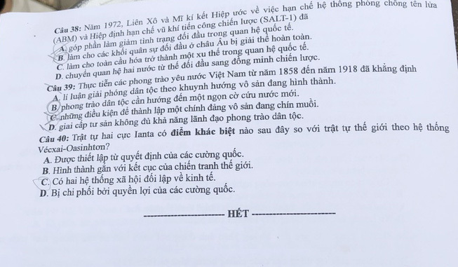 dap an de thi mon lich su ma de tot nghiep thpt 2021 chuan nhat chinh xac nhat42 dap an de thi mon lich su ma de tot nghiep thpt 2021 chuan nhat chinh xac nhat42