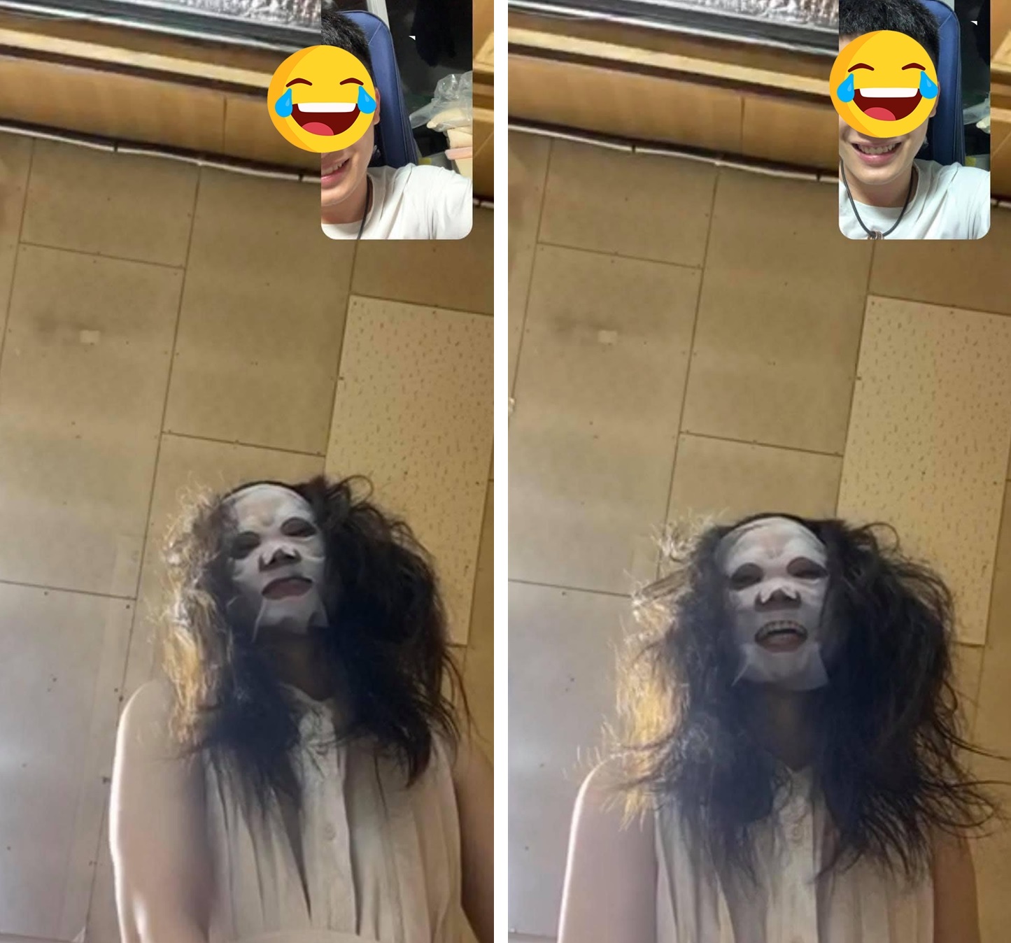 chong chia se khoanh khac goi video voi vo dan mang xem xong suyt ngat vi nhu phim kinh di