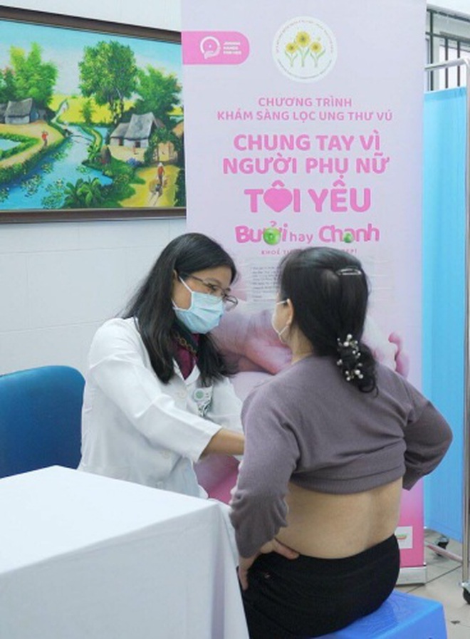 1700 phu nu duoc tam soat mien phi sang loc ung thu vu 1700 phu nu duoc tam soat mien phi sang loc ung thu vu