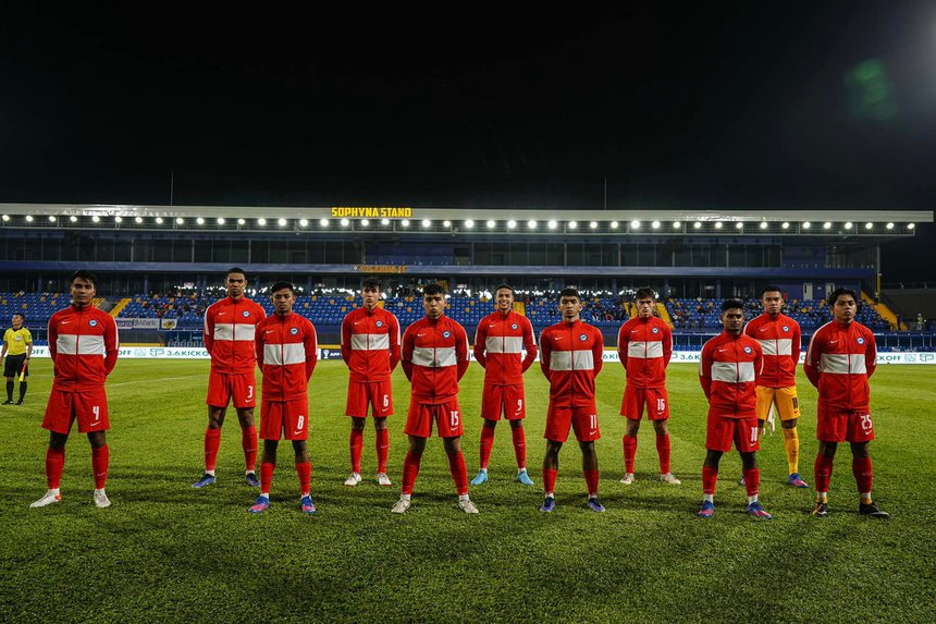u23 singapore nhan tin khong vui ngay truoc tran do suc voi u23 viet nam