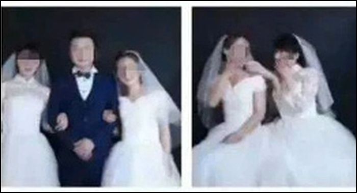 nguoi dan ong khoe cuoi mot luc hai co vo xinh dep ai nay te ngua khi biet su that